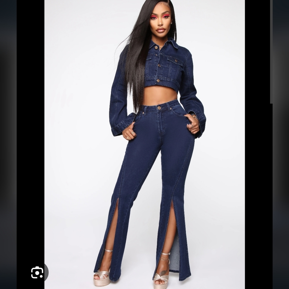 Fashion nova denim set